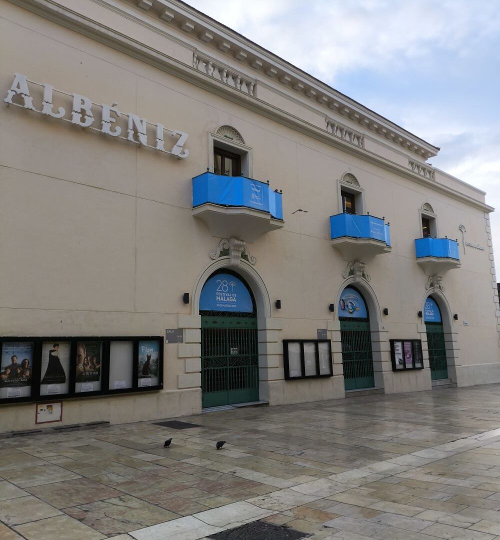 Lona publicitaria festival de málaga