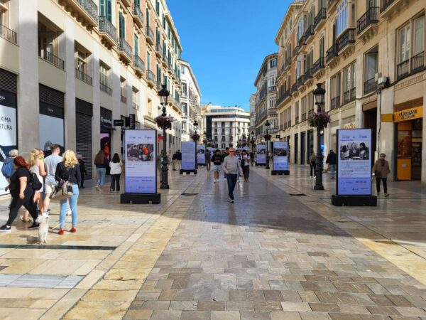 Mupis en Calle Larios, Málaga