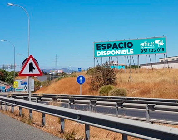 Valla publicitaria para publicidad